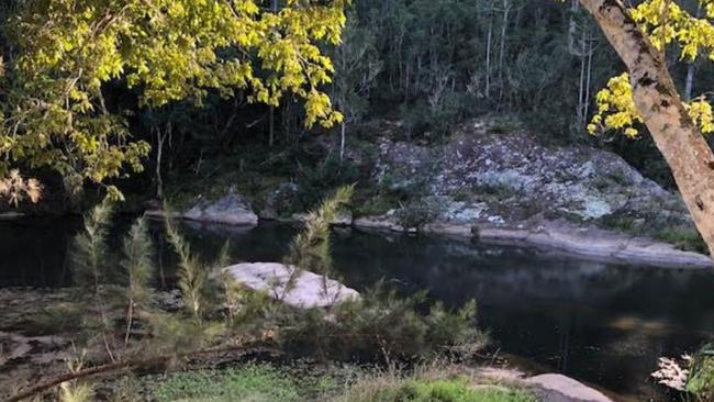 Swimming hole at the popular Numinbah Forest Park.