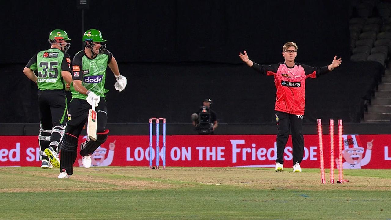 Derby de Melbourne, tableau de bord Renegades vs Stars, Jordan Cox a raté la vidéo de fin de match, actualités sur le cricket