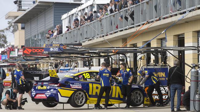 The Supercars return to Symmons Plains this weekend. Picture: CHRIS KIDD