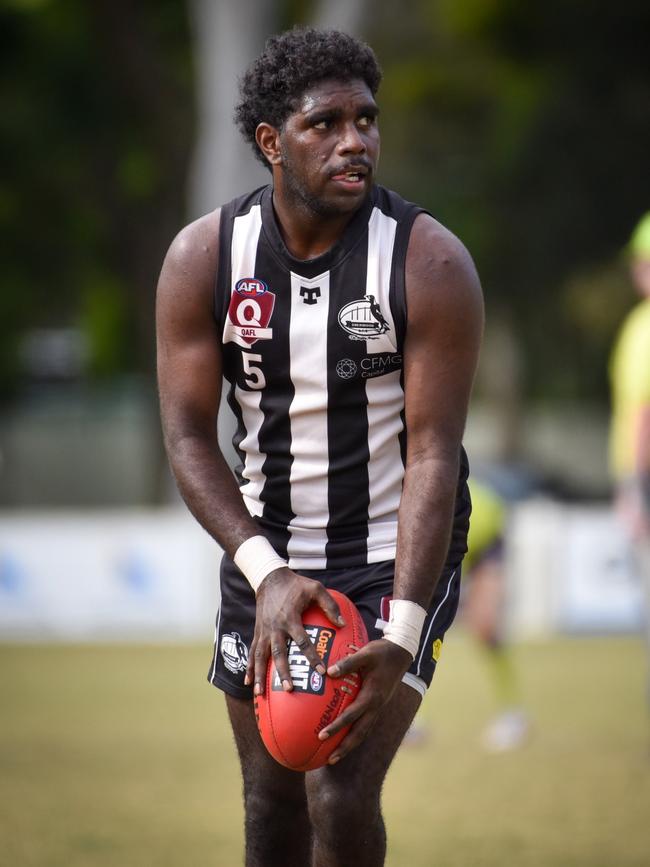 Sherwood QAFL player Stanley Waistcoat. Picture: Highflyer Images.