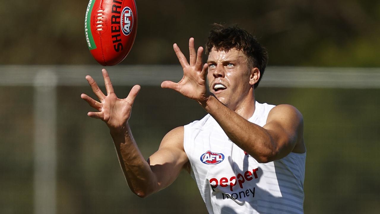 Likely SSP Jack Hayes was another to impress during the Saints’ intra-club. Picture: Darrian Traynor/Getty Images