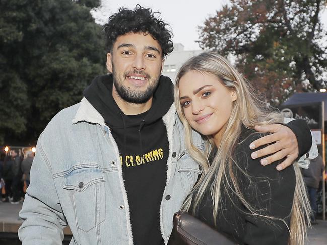 Mason Bragg of Burnie and Clara Morf of Port Sorell at the final Street Eats at Franko event for the season. Picture: PATRICK GEE