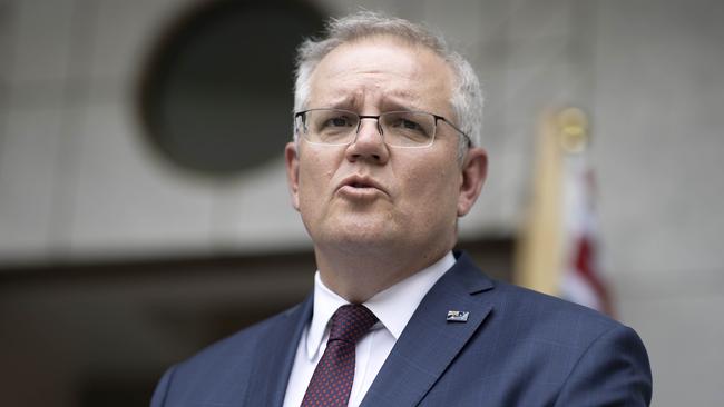 Prime Minister Scott Morrison said the change was for “all Australians”. Picture: Gary Ramage