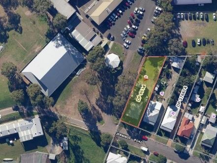 The site adjoins Wyong High School on the western and northern boundaries. Picture: supplied