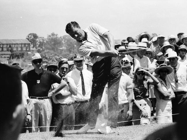 Royal Qld Golf Club Feature  Peter Thomson Tees off at  RQGC  in the Australian Open.   Published  29/ 10/66