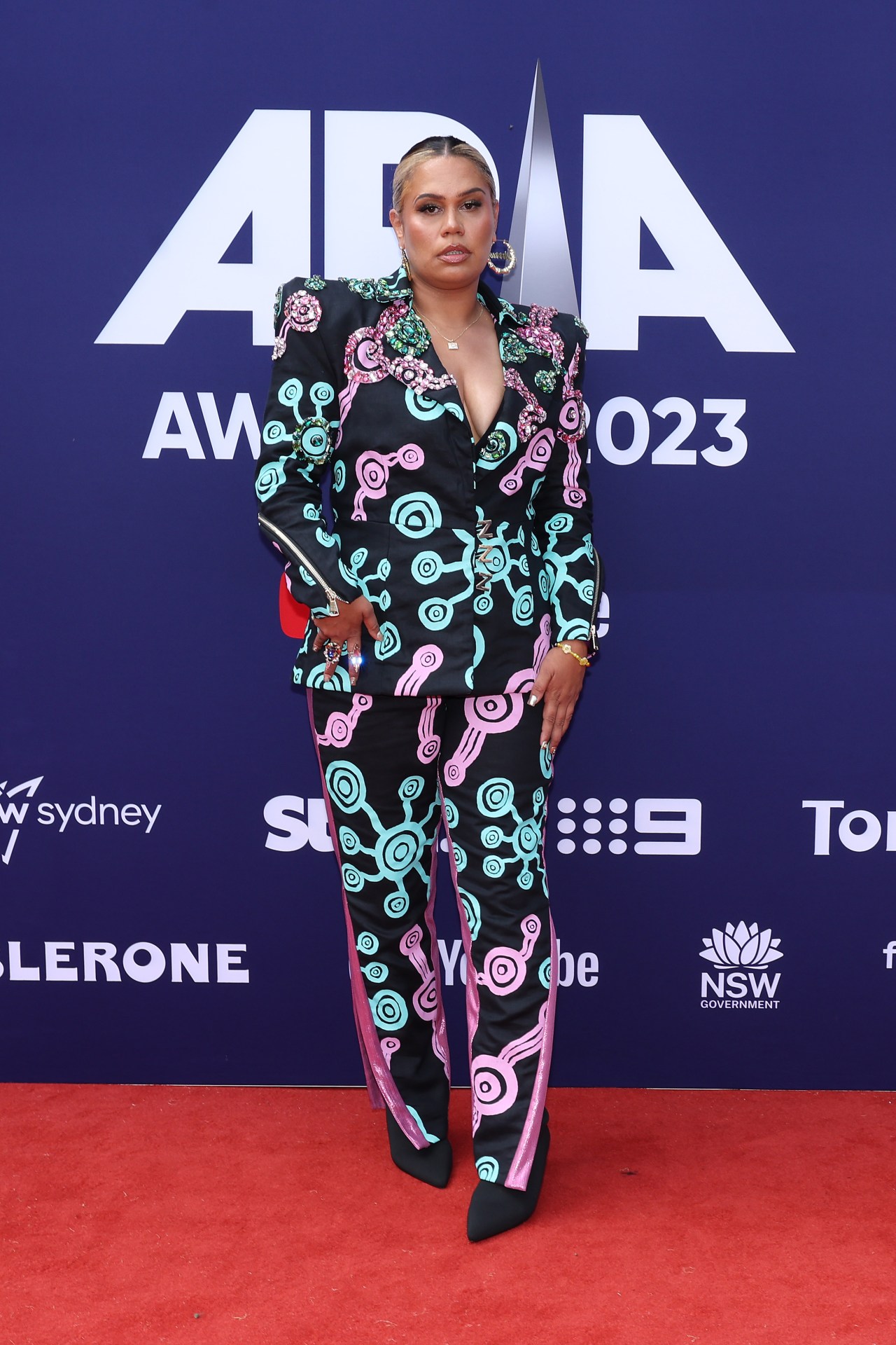 <p>Barkaa attends the 2023 ARIA Awards.</p>