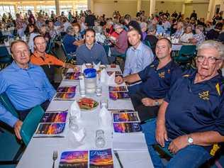 Perry Corbet, Michael Bourke, Haden Taylor, Daryl Graham, Michael Granger and John Shearer at the Mayoral Prayer Breakfast yesterday. Picture: LEEROY TODD