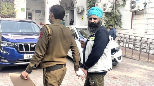 Rajwinder Singh at the Patiala Court in New Deli.