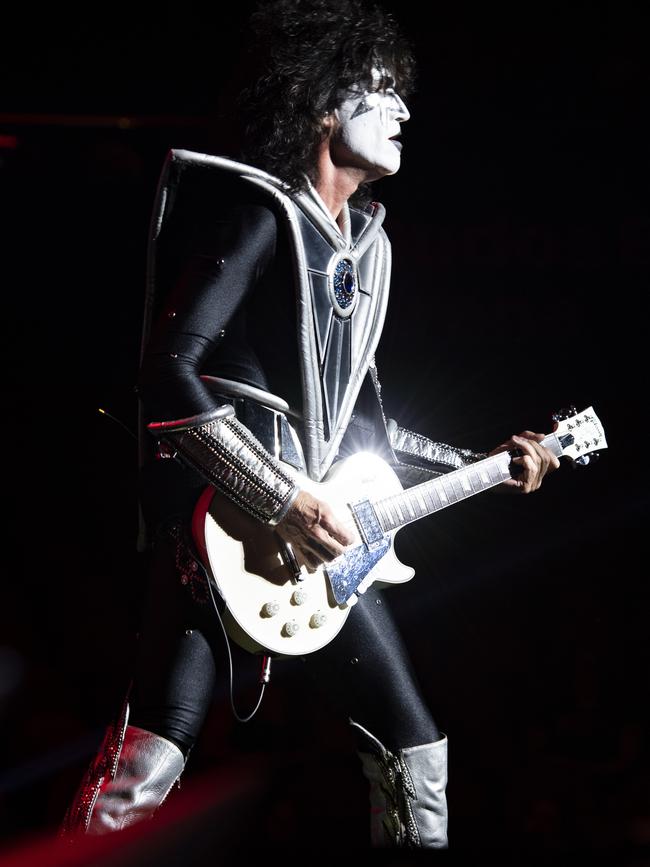 KISS play the first of two nights at Sydney’s Qudos Bank Arena. Picture: Monique Harmer