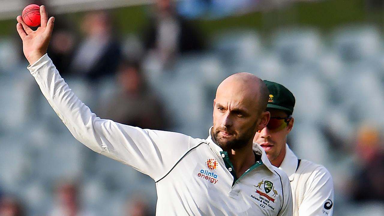 Nathan Lyon picked up his fourth five-wicket haul at the Adelaide Oval.