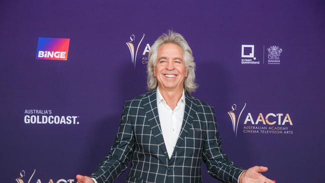GOLD COAST AUSTRALIA - NewsWire Photos FEBRUARY 10, 2024: Brian Nankervis arrive on the Red Carpet at the 2024 Aacta Awards at HOTA on the Gold Coast. Picture: NCA NewsWire / Glenn Campbell