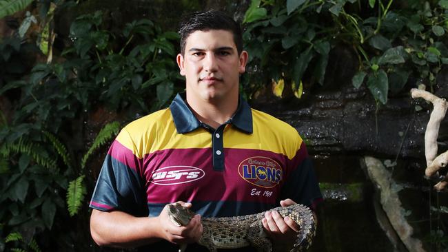 AFL Cairns has relaunched its 2020 season at the Cairns Zoom and Wildlife Dome. Cairns City Lions' Brodie Deverell. PICTURE: BRENDAN RADKE.