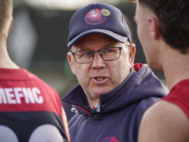 Mt Eliza coach Steve Brattle said his side was prepared for Frankston YCW. Picture: Valeriu Campan