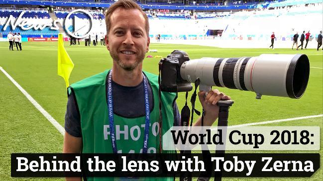 Behind the scenes with a World Cup photographer