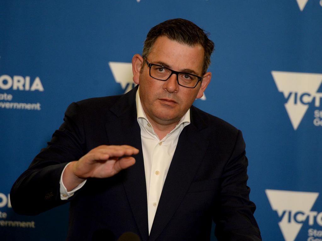 Victorian Premier Daniel Andrews received death threats over the government’s pandemic Bill. Picture: NCA NewsWire / Andrew Henshaw