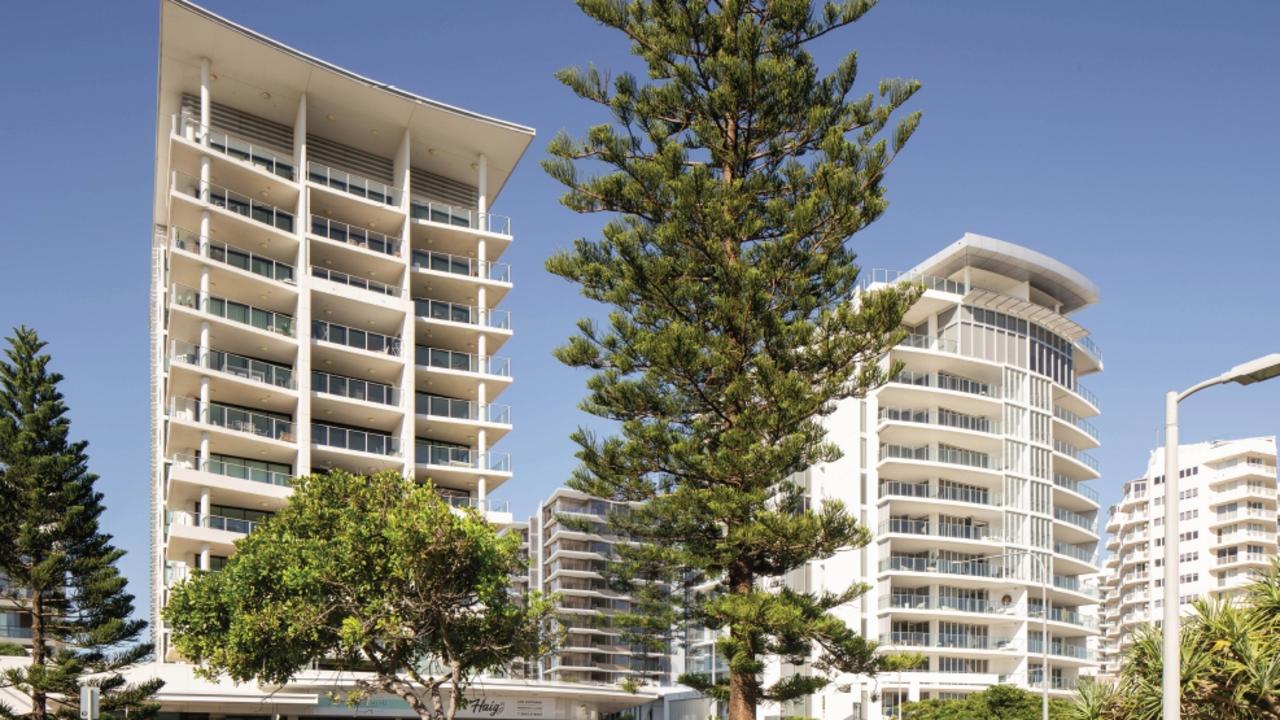 Artist impression of a tower proposed for Haig Street, Coolangatta