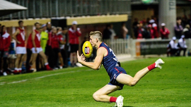 Tom Wagner in action for Norwood. Picture: Morgan Sette