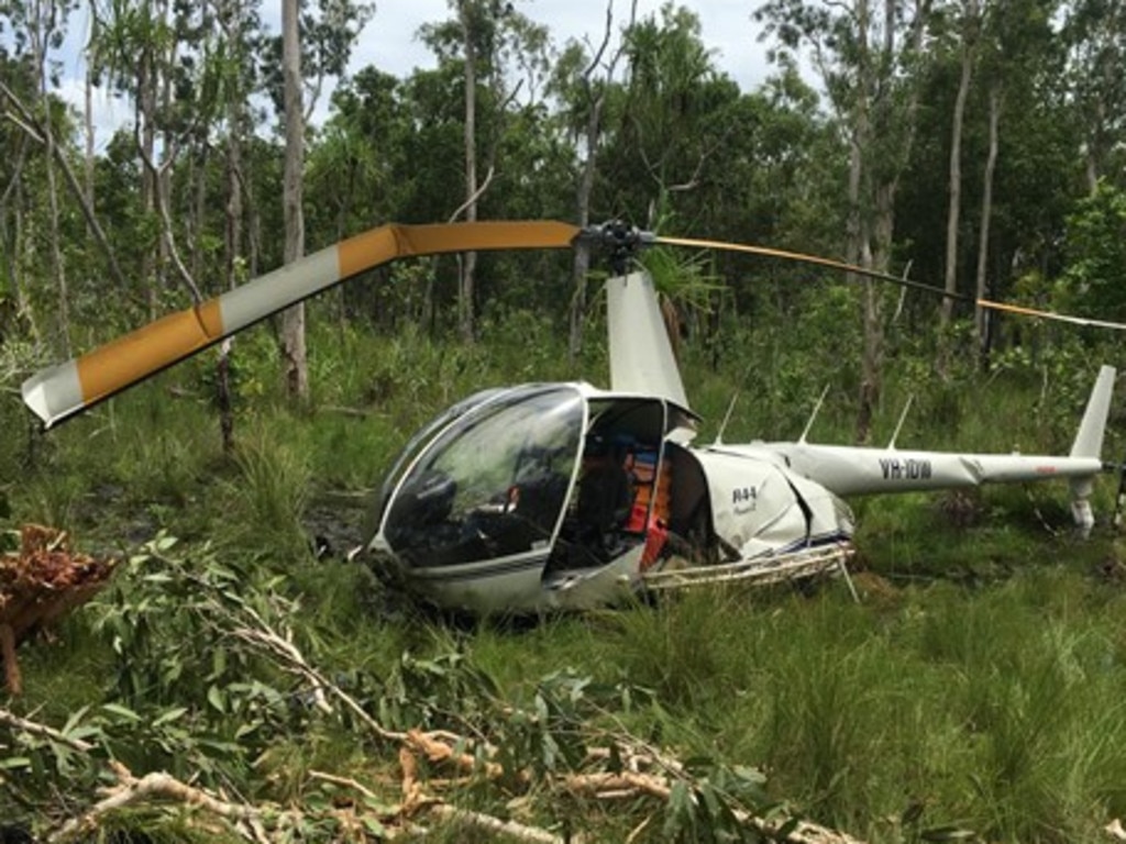 The helicopter crash which killed Chris Wilson.