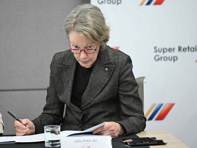 Former Super Retail Group chair Sally Pitkin. Picture: Lyndon Mechielsen