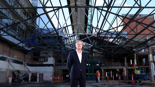 Scott Hutchison of Hutchison Builders is building a new Festival Hall for Brisbane. Picture: Liam Kidston/News Corp Australia