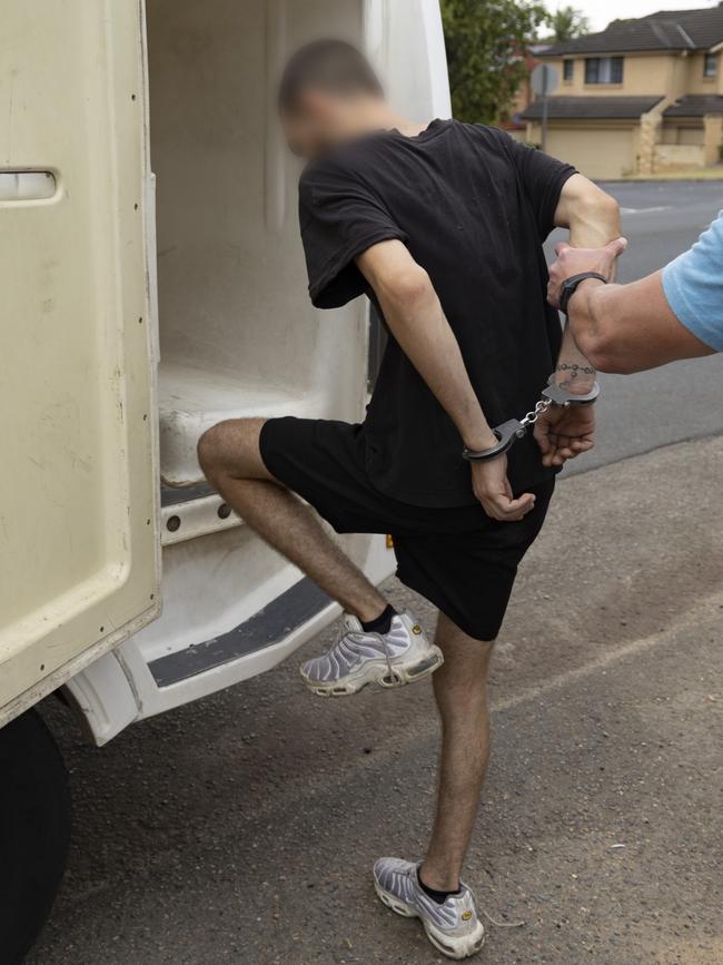 The 18-year-old was arrested and charged. Picture: NSW Police