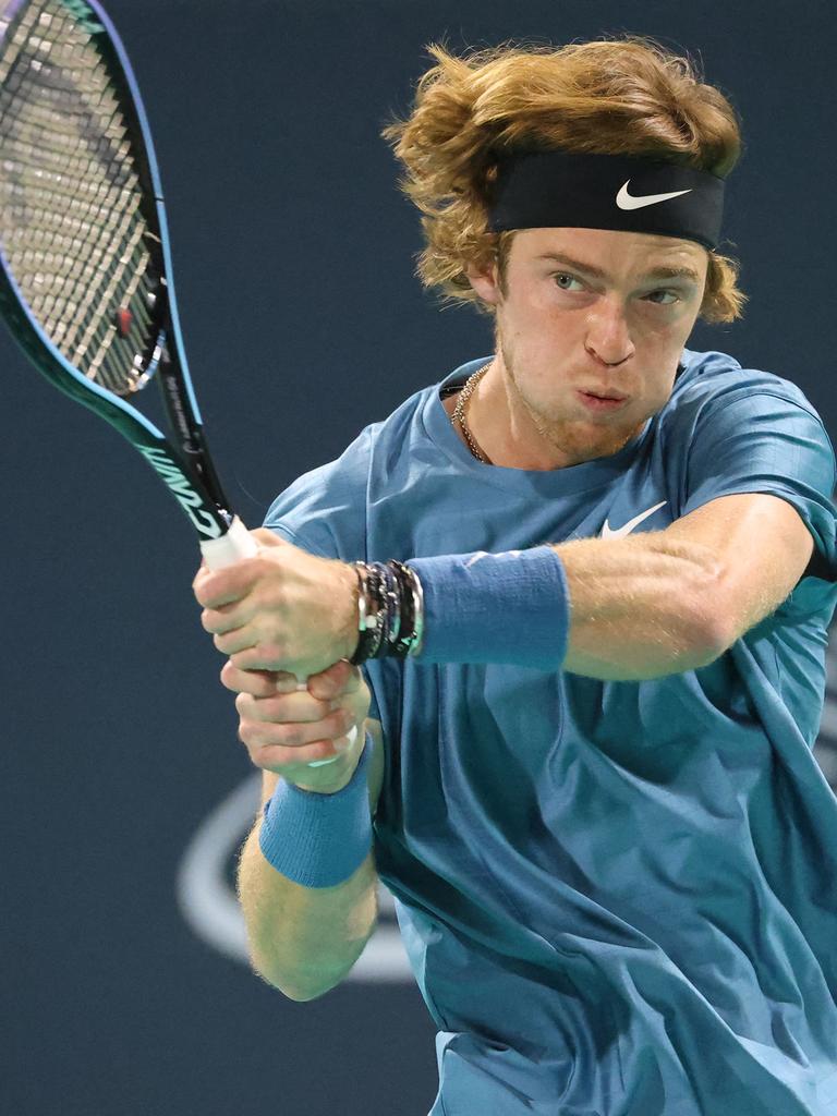 Russia's Andrey Rublev.