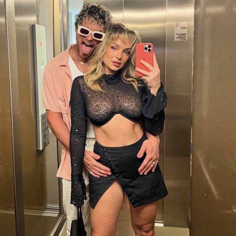 Konrad Bien-Stephens and Abbie Chatfield recently revealed they were in an open relationship. Picture: Instagram