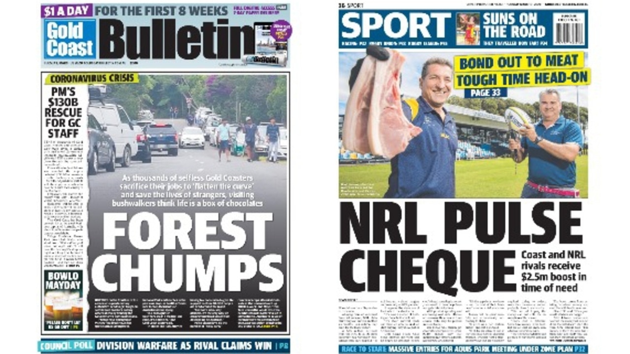 Exclusive First Look At Tomorrows Front And Back Pages Of The Bulletin