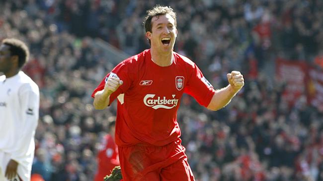 Robbie Fowler celebrates scoring another goal for Liverpool. Picture: PA