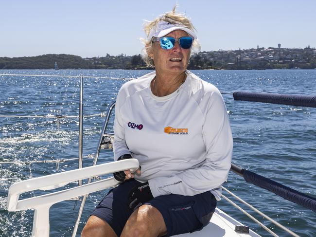 Wendy Tuck and Meg Niblett were one of numerous retirements in the 2024 Sydney Hobart. Picture: Andrea Francolini