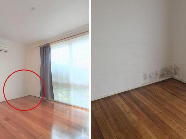 Keysborough vic home where mould has been airbrushed out