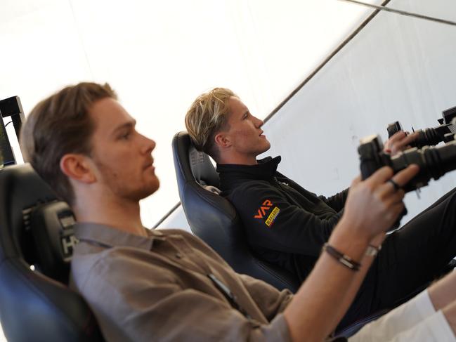 Australian F3 talents Christian Mansell and Tommy Smith. Picture: Motorsport Australia.