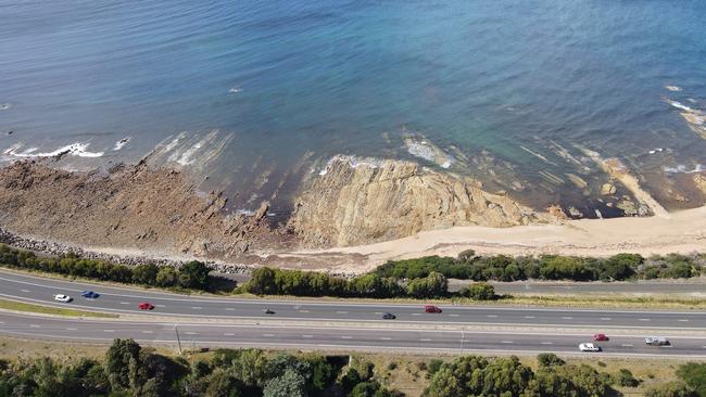 Marinus Link converter station site at Heybridge, looking out over Bass Strait. Picture: Supplied