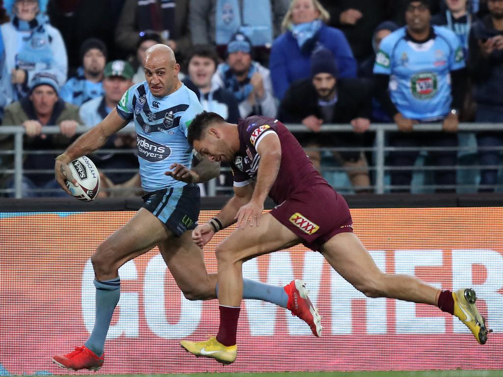 Origin Iii 2019 James Tedesco’s Last Minute Try Leads Nsw Blues To Victory Daily Telegraph