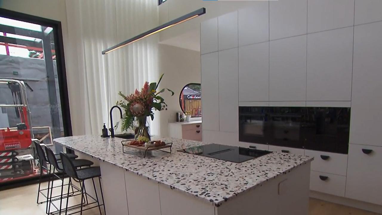 The judges were tickled pink by Tanya and Vito’s quirky design but let-down by the room’s flawed functionality. Picture: Supplied, Channel 9