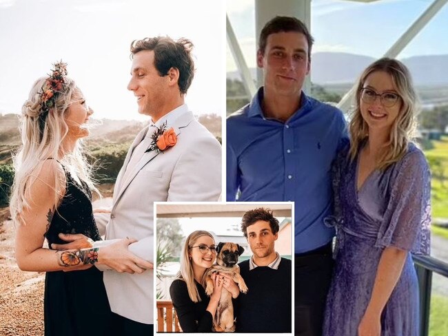 A heartbroken newlywed has written a heartbreaking last letter to her late husband. Picture: Instagram