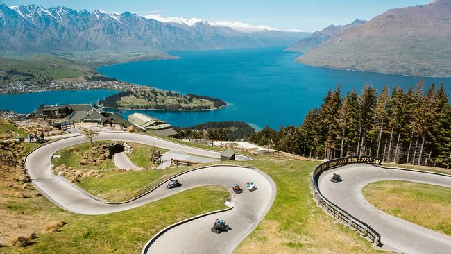 Bob's Peak is home to the Skyline Gondola and Luge. Picture: Destination Queenstown