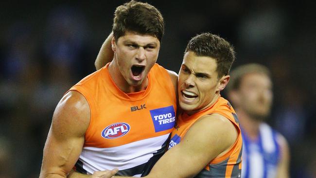 Jonathon Patton (L) is close to re-signing with GWS.