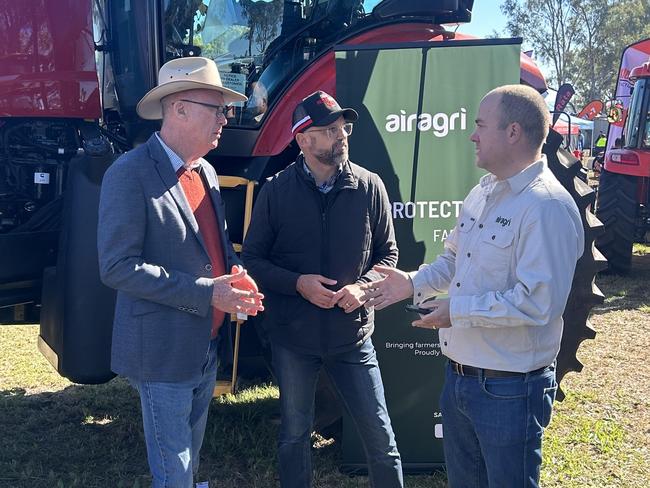 Pat Weir, David Janetzki and James Diamond at FarmFest