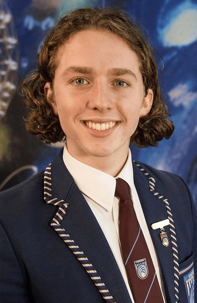 Kardinia International College student Jesse McDougall