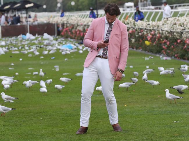 This guy’s still looking for his Uber. Picture: AAP Image/Dave Crosling