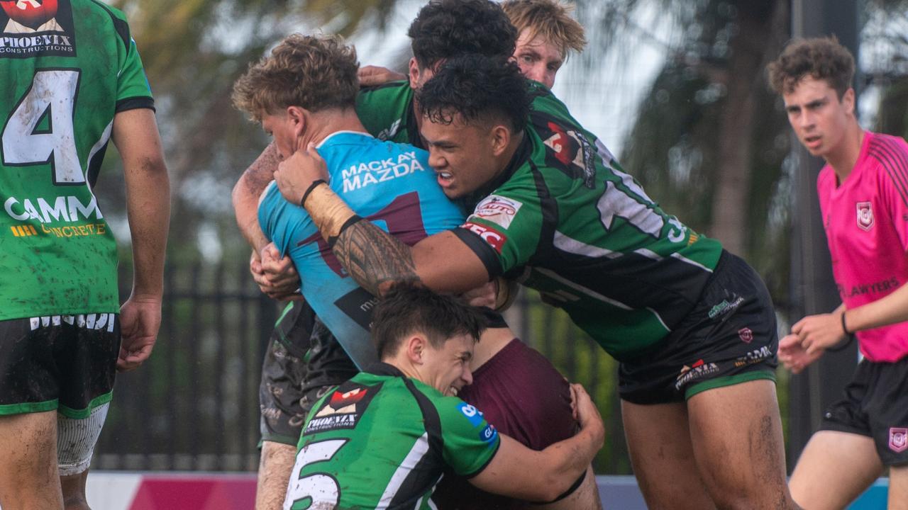 Mackay Cutters vs Townsville Blackhawks Mal Meninga Cup Saturday 22 February 2025 Picture:Michaela Harlow