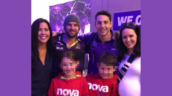 Billy with his family. Source: news.com.au