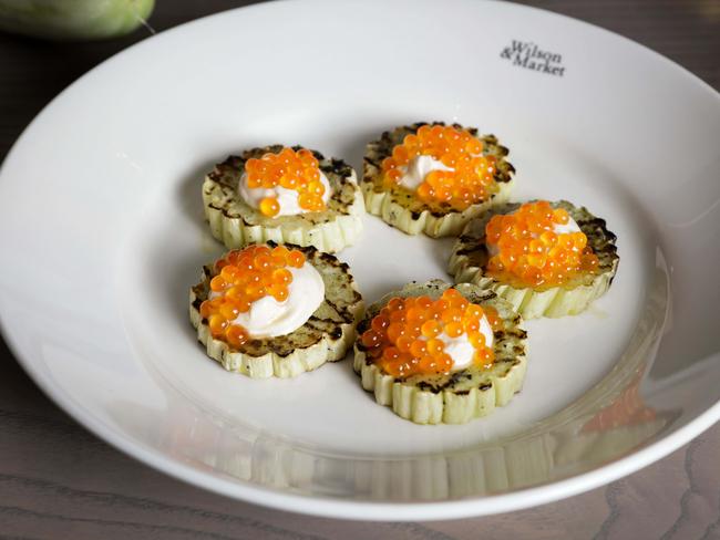 Wilson &amp; Market owner/chef Paul Wilson uses Yarra Valley Caviar in his bistro, cafe and bar. Picture: Nicole Cleary