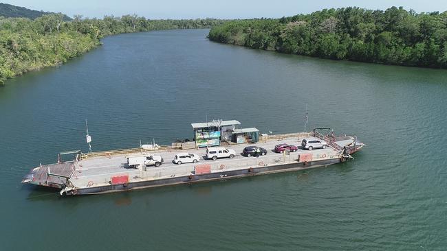 A recommendation to scrap the current three lane ferry (pictured) is on the table in favour of a wider four-lane, dual-loading ferry.