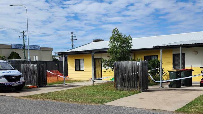 A crime scene set up at a Kawana home after a 74-year-old woman was found deceased on July 16. PHOTO: Aden Stokes