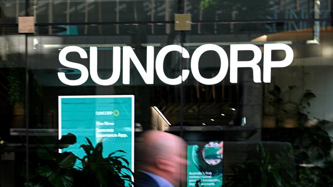 BRISBANE, AUSTRALIA - NewsWire Photos - FEBRUARY 20, 2024. People walk past a Suncorp BankÃ&#149;s branch in Brisbane. A tribunal has authorised the $4.9 acquisition of SuncorpÃ&#149;s banking arm by ANZ Bank. Picture: Dan Peled / NCA NewsWire