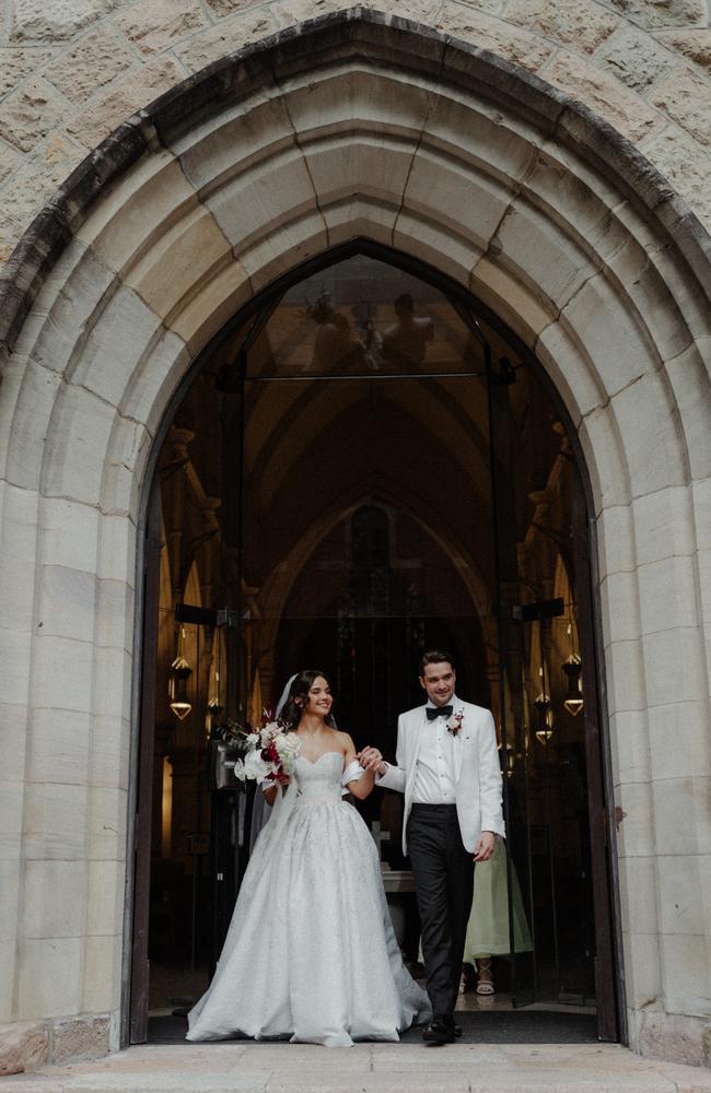 The photographer has shot couples in incredible locations including churches, outdoors and more. Picture: Ben Sowry Photo.