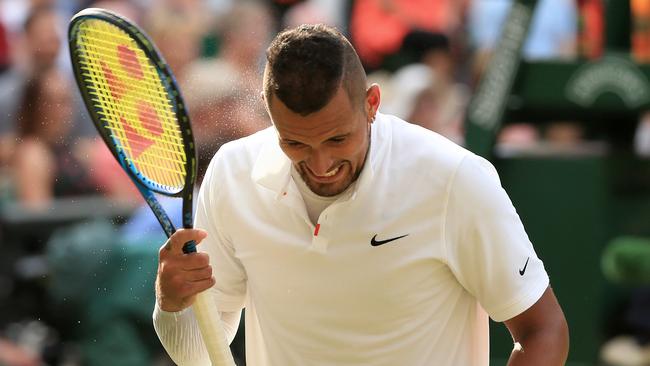 Nick Kyrgios has revealed he was admitted to a hospital after contemplating suicide during his ‘lowest point’ in 2019. Picture: Getty Images