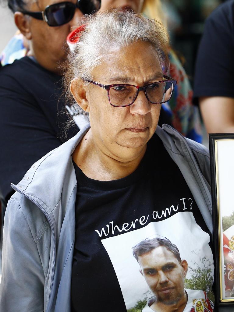 Mr Rivers’ family - pictured during the inquest in 2023 - have been critical of the police investigation into their son’s disappearance. Picture: NewsWire/Tertius Pickard